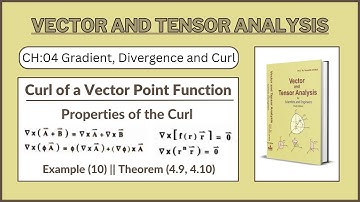 Curl of a Vector Point Function || Properties of Curl || Examples and Theorems || Vector and Tensor