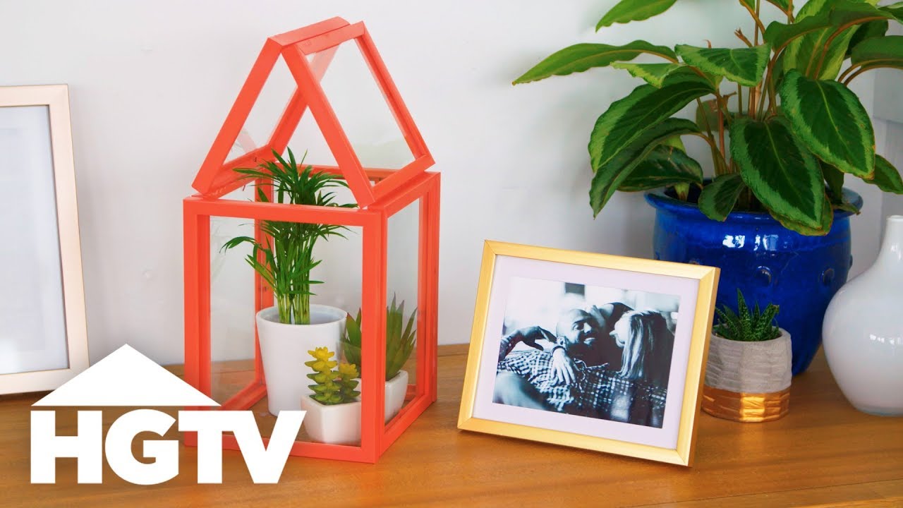 Way to Grow Transform Picture Frames Into a Tiny Greenhouse HGTV