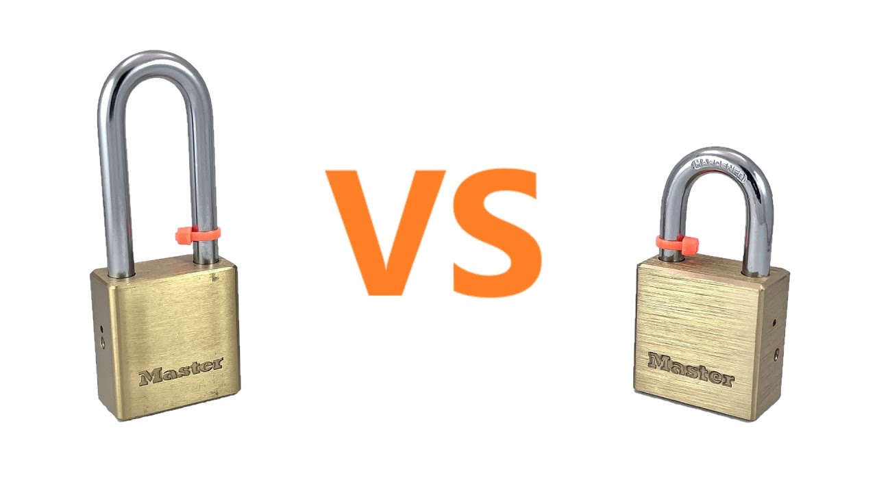 062 Unguttables: Master Lock 575 old vs new. Orange.