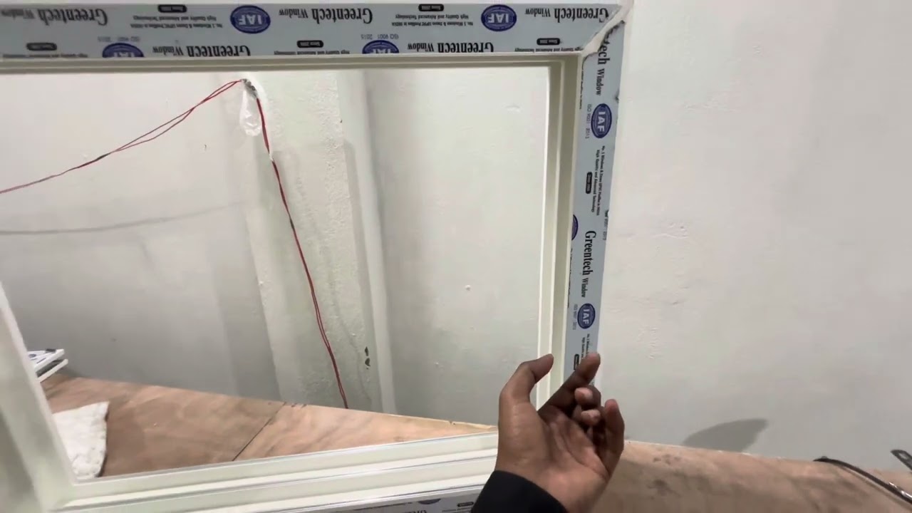 UPVC Window Frame se Shutter Ka Size Nikale 