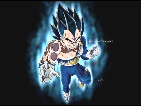 Drawing VEGETA Ultra Instinct | Limit Breaker | Dragon Ball Super | Mahnster Art