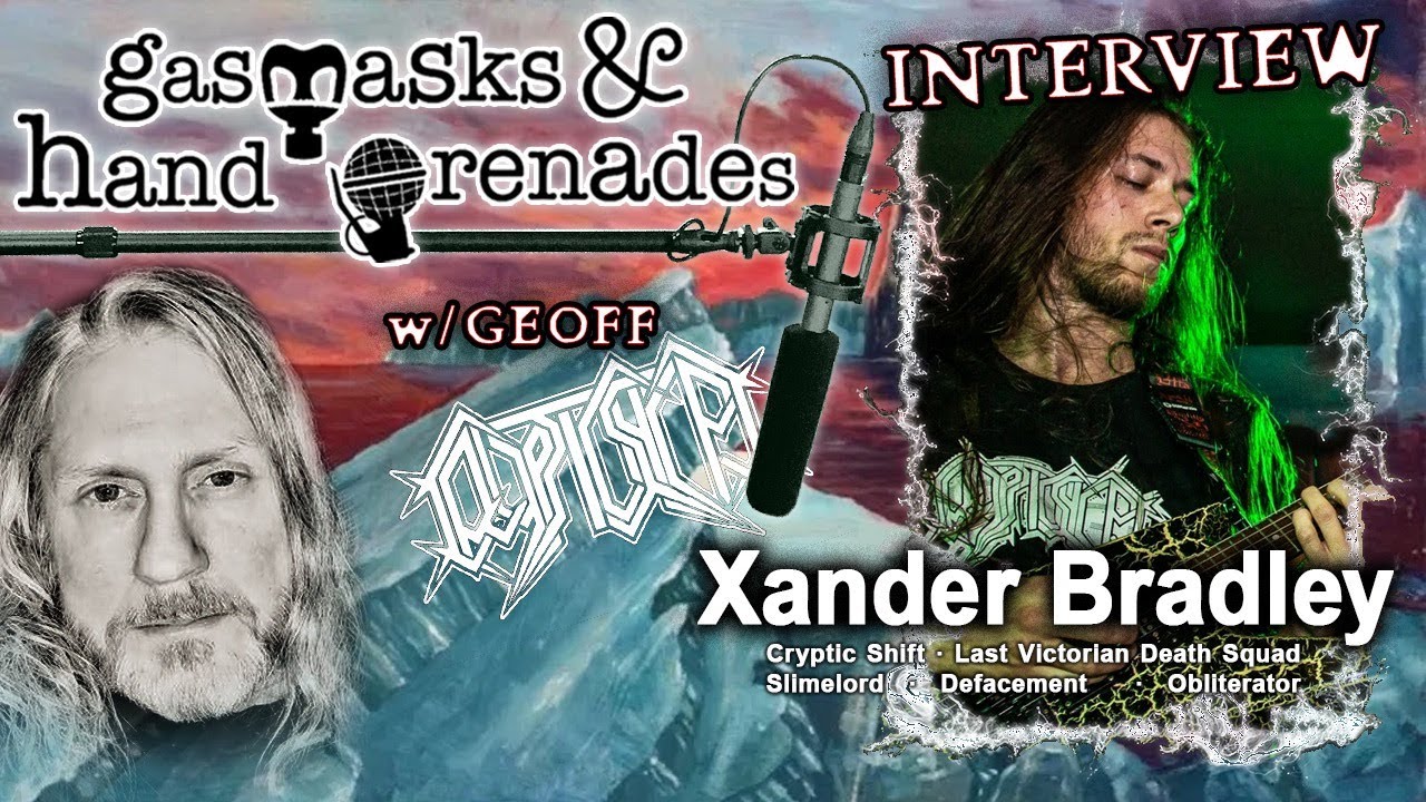 Cryptic Shift/Slimelord/Defacement :Xander Bradley Interview - YouTube