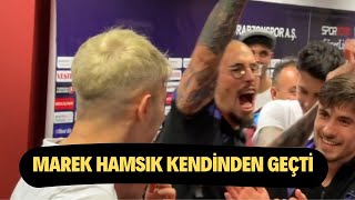 Trabzonsporlu futbolcuların şampiyonluk coşkusu! Marek Hamsik kendinden geçti