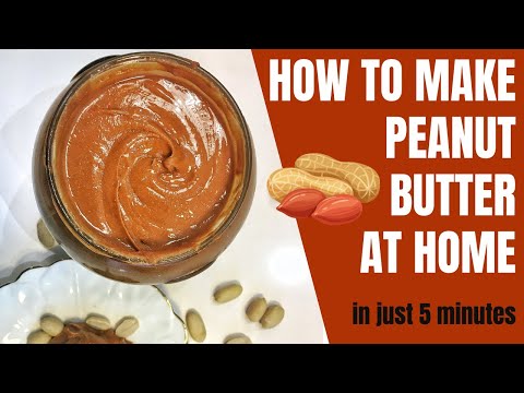 Easy Blender Peanut Butter (5 Minutes!) - Natasha's Home