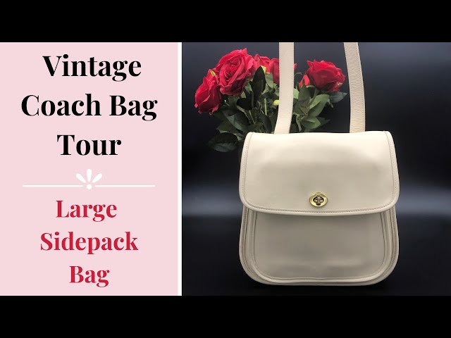 Vintage Coach Bag Tour | Large Sidepack Bag - YouTube