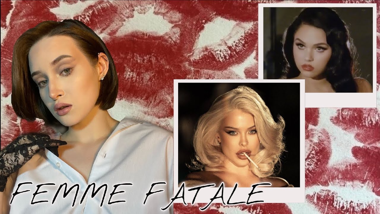 Макияж в эстетике Femme Fatale❤| makeup with Femme Fatale aesthetics