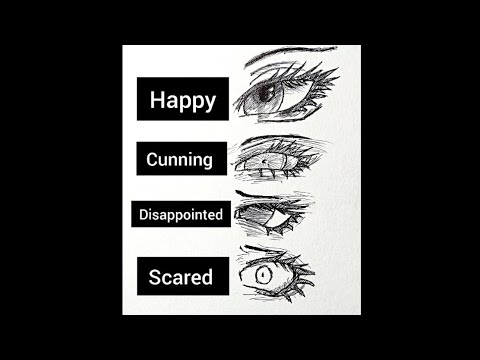 How to Draw Anime Eye Shapes | Step by Steps | Easy Drawing Tutorial #anime #drawing #howtodraw #art