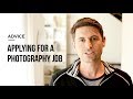 Advice for applying for a photography job from Matt Reed at Perth Product Photography