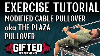 Exercise Tutorial - Modified Cable Pullover aka The Plaza Pullover Net Worth