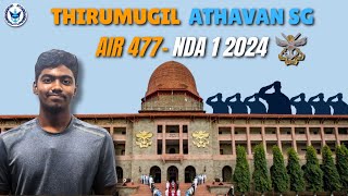 AIR 477 in NDA 1 2024 Reveals His Secrets! | Thirumugil Athavan | NDA Topper Interview | Must-Watch!