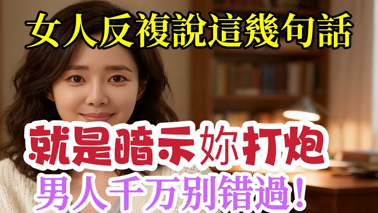 中年女人反複說這三句話，別傻不懂，其實是在暗示妳想跟妳越界！#情感 #中外夫妻 #分享 #大熱門 #happy婚 #熱門 #前妻 #夫妻