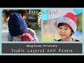 Knit Double Layered Beanie Pattern Tutorial