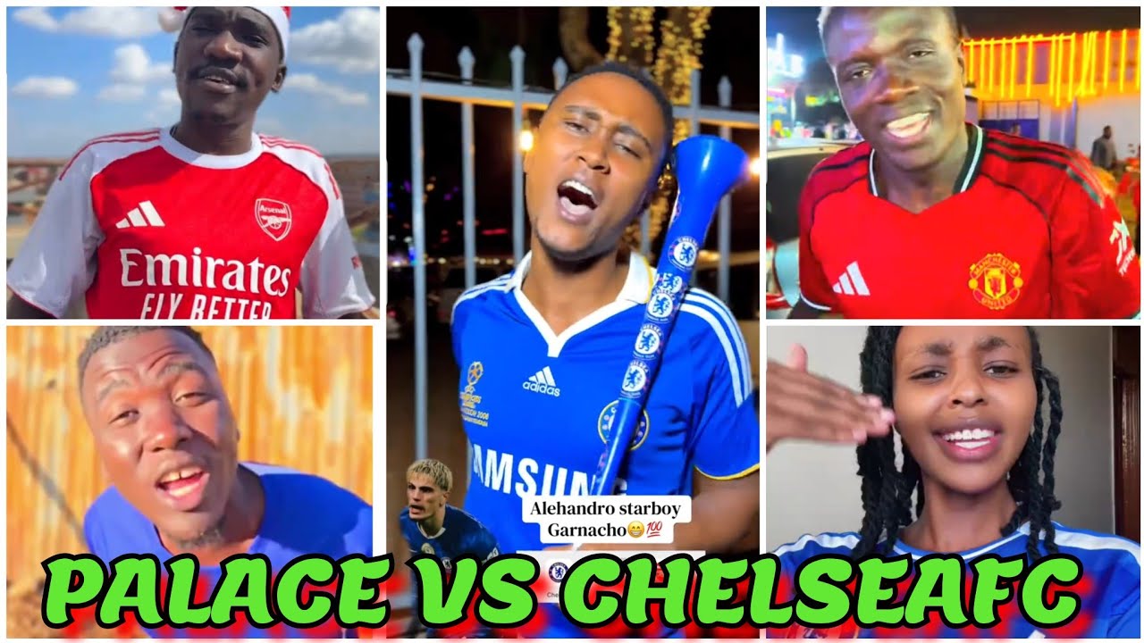 GENZ HILARIOUS REACTION ON CRYSTAL PALACE VS CHELSEAFC IN THE PREMIER LEAGUE