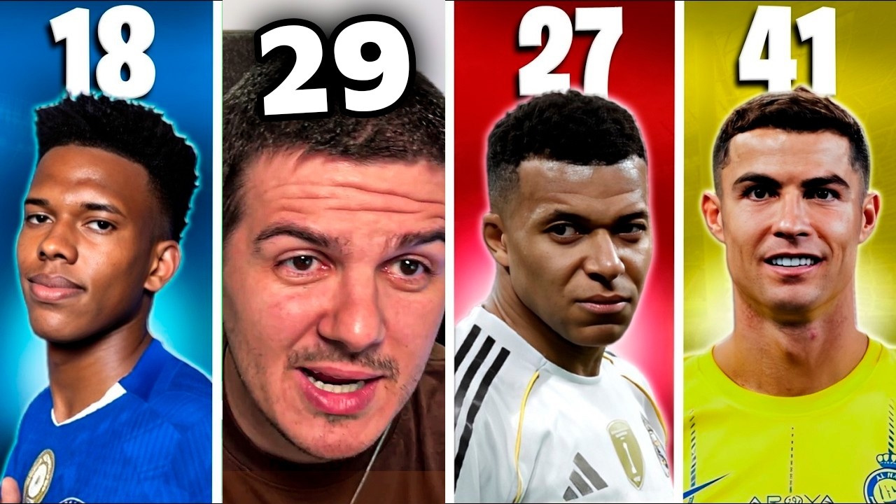 O MELHOR JOGADOR de CADA IDADE em 2026 (18-41 anos) - wardi REACT!