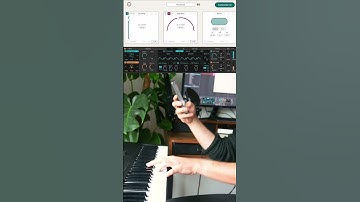 Using my phone to control #abletonlive Meld instrument #swayermidi #midicontroller