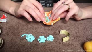 [ASMR] Tasty Thursdays 🍬 Hard Candy Eating 🍭  Kinder Surprise Eggs With Whispering screenshot 3