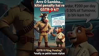 Here is the GSRT-9 penalty. #castudents #gst #duedate  #caaspirantchannel #caaspirat #gstr9