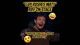 Fan rushes Matt Rife on stage🫨#shorts #mattrife #fan