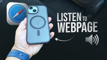 How to Listen to a Webpage on iPhone (tutorial)