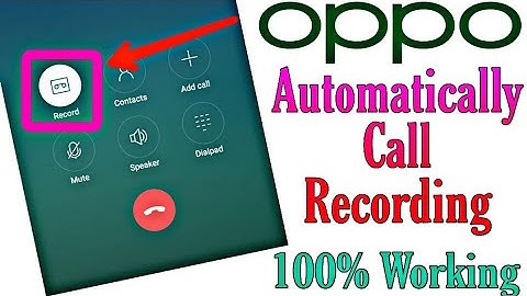 Oppo Automatically Call Recording | Auto Call Recorder | Without Application