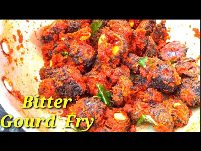 Bitter Gourd Fry | Bitter Gourd Onion Fry | Karela fry | Pavakkai Fry | Kakarakaya Fry | | N COOKING ART