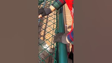 intelligent technique of installing iron nets with hooks #shorts