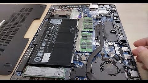 Dell Latitude E7470 Internals (i7-6600U CPU, HD Graphics 520 GPU)