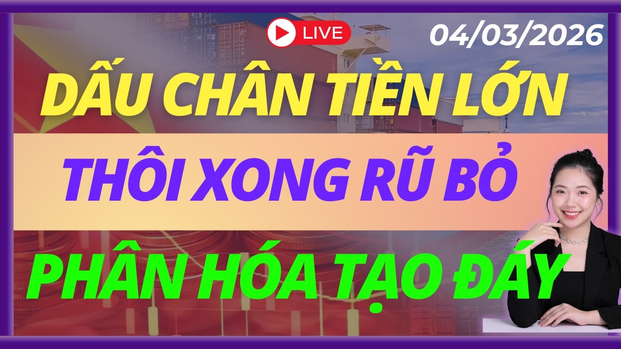 CHIẾN SỰ CÀNG HĂNG, CỔ NÀY CÀNG TĂNG, VNINDEX RŨ BỎ THÀNH CÔNG ? | LIVESTREAM | DAILY