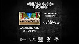 FRC Workshop - Scouting and Strategy by 5199 Robot Dolphins from Outer Space | FRC Warm Up 2023