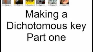 Making a Dichotomous key - Part One.mp4