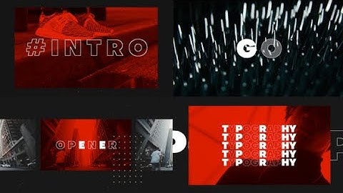 Top Apple Motion Projects: Typography Glitch Opener