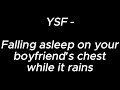 Falling asleep on your boyfriend