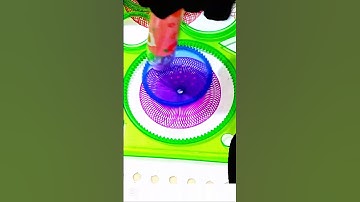Design of spiroart spirograph art | super video and beautiful #satisfying #relaxing #drawing ##art