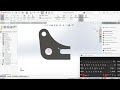 CSWA correction Bracket  Equerre part 3. Solidworks tutorials for beginners.
