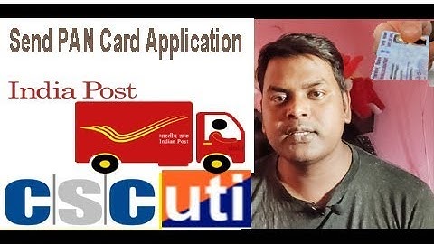 How to Send PAN Card Application by Post || Send UTI PAN Documents