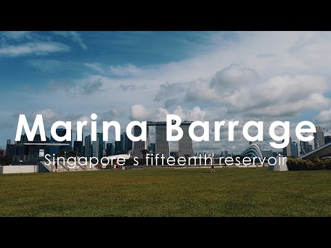 【4K】Exploring Marina Barrage | Pulau Ujong | Breakwater | Marina East | Singapore | Gopro 9
