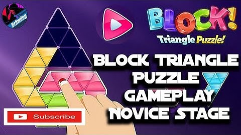 Block Triangle Puzzle Gameplay (Novice Stage) Bitmango