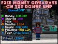 DUELS !Giving Away Money and Rating Bases On The Donut SMP!- !DON'T SHOW BEDROCK!