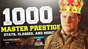 #1 RANKED LVL 1000! WW2 PLAYER (SOLO) COMBAT RECORD, STATS, CLASSES!