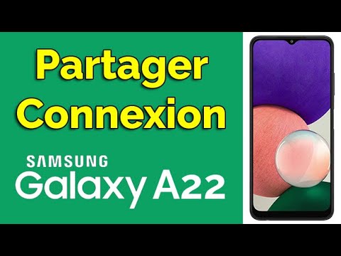 Comment faire un partage de connexion avec un Samsung A22