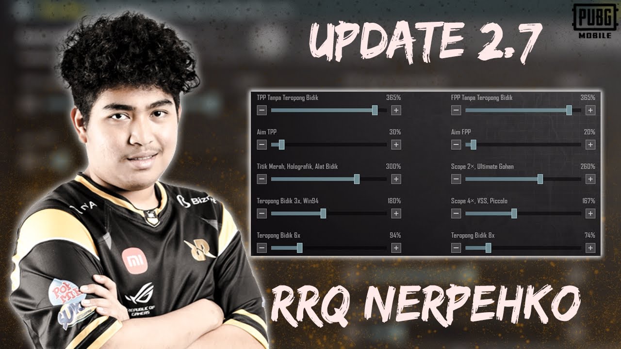 SENSITIVITAS RRQ NERPEHKO TERBARU 2023 (No Recoil) | Sensitivitas PUBG Mobile Terbaik
