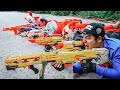 LTT Nerf Mod : 1 Hour Nerf War - Battle City Nerf Guns