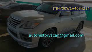 JTJHY00W1A4034214 LEXUS LX570 2010