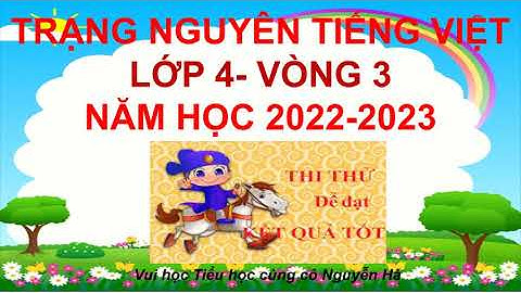 Hướng dẫn giải trạng nguyên tiếng việt