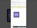 infinity♾️ symbols in ms word#infinity #shortsfeed#excel #viral