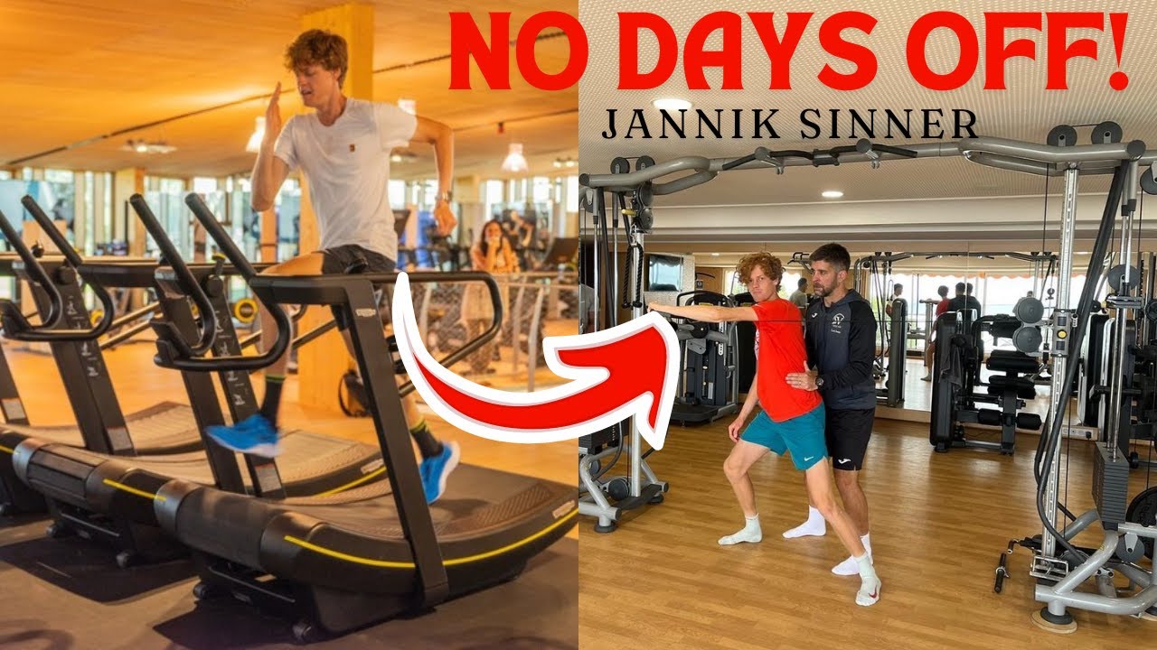 The Daily Fitness Routine of Jannik Sinner I A Tennis Star in the Making! 