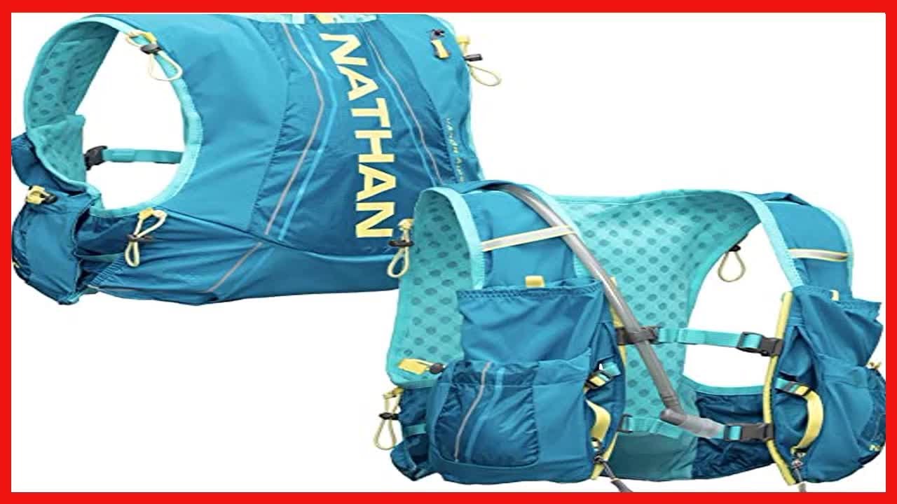 Nathan Women’s Hydration Pack/Running Vest - VaporAiress 7L Capacity with 2.0 L Water Bladder Includ