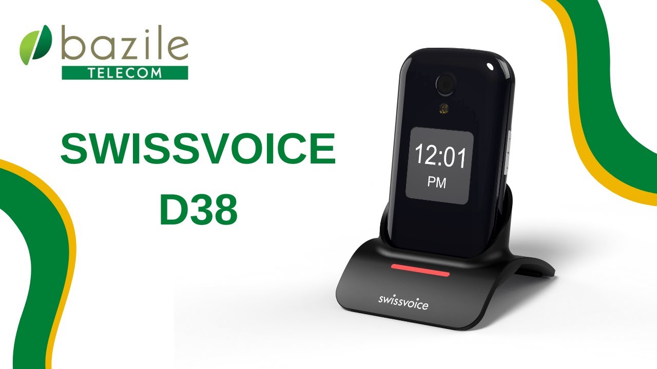 Présentation du téléphone Swissvoice D38 - Bazile Telecom
