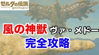 動画あり 風の神獣ヴァ メドーを完全攻略 ゼルダの伝説 ブレスオブザワイルド ゼルダの伝説ブレスオブザワイルド攻略動画まとめサイト