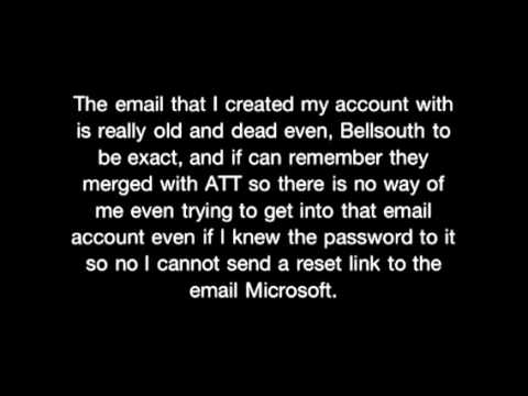 Microsoft/ Xbox Live Password Recovery Complaint - YouTube